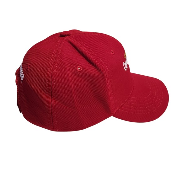 Captain Morgan Red Baseball Cap Embroidered Logo Adjustable Strap Men - Picture 3 of 5